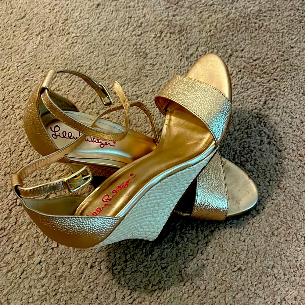 Lilly wedges! Lightly loved!